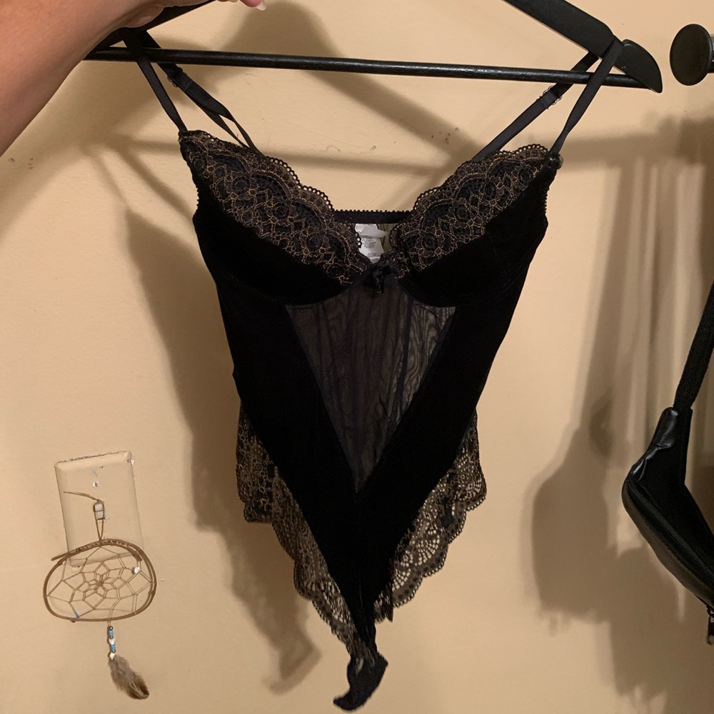 Velvet lingerie